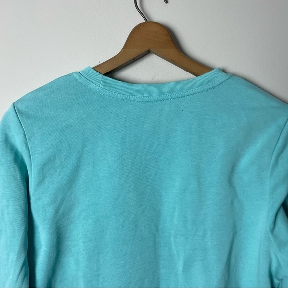 [Nike] Women's Blue Drawstring Waist Crewneck Pullover Sweatshirt TINY FLAWS - Picture 10 of 10